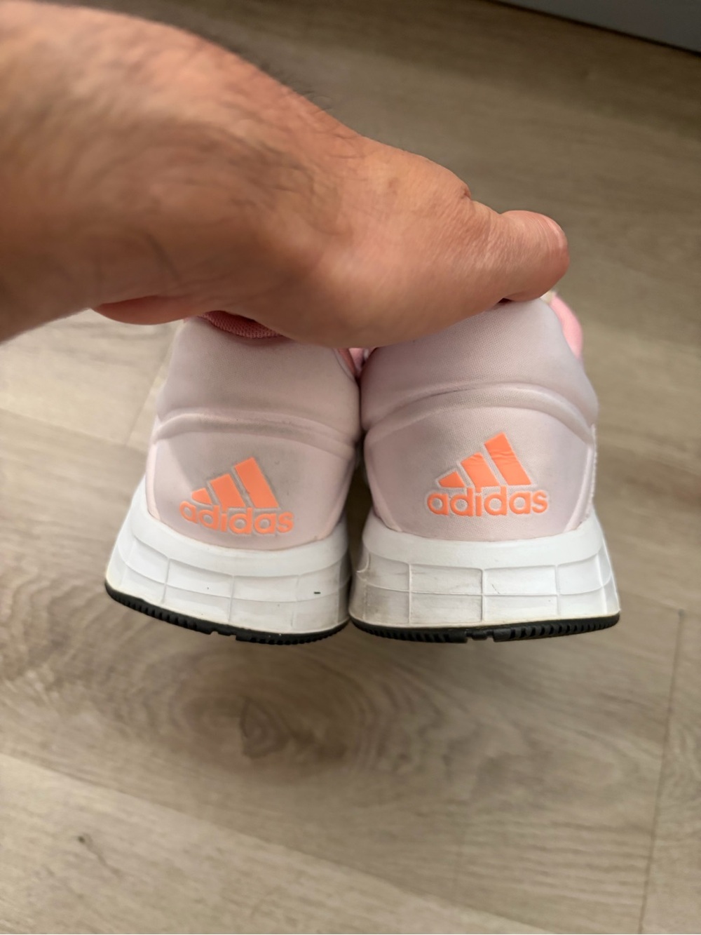 Adidas Duramo 10  Women's Light‎ Pink Athletic Running Shoes size 8.5 - Picture 3 of 7